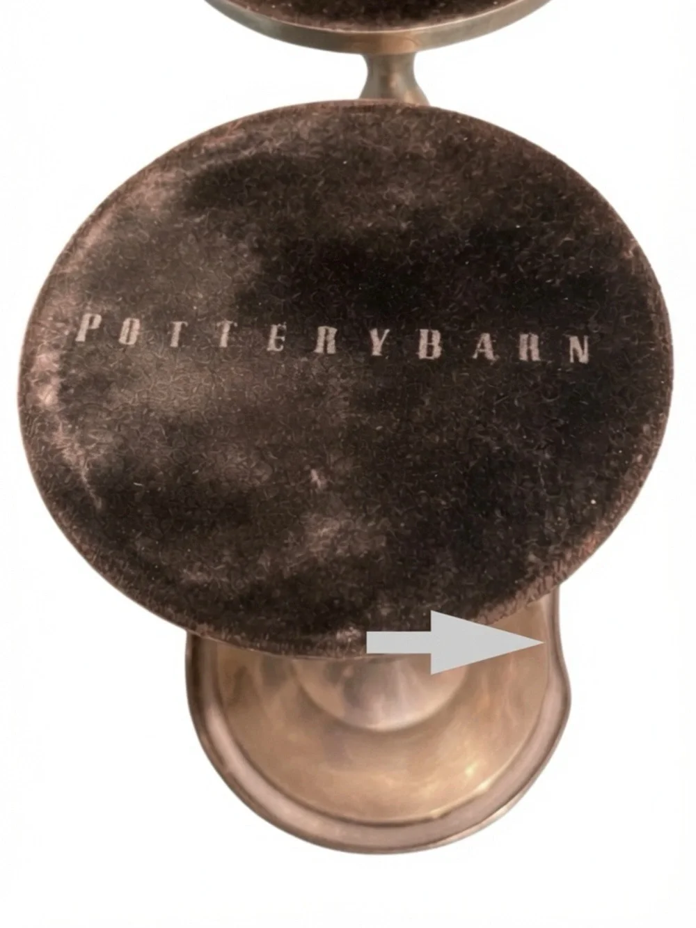 Silver-Plated Taper Candlesticks by Pottery Barn